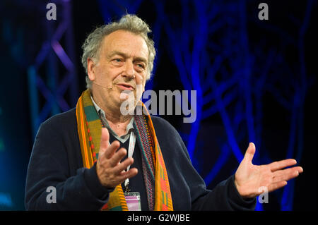 Hay-Festival 4. Juni 2016. Regisseur Stephen Frears sprechen auf der Bühne Hay Festival 2016 sprechen über den Film machte er über Muhammad Ali "Muhammad Alis größten Fight". Bildnachweis: Jeff Morgan/Alamy Live-Nachrichten Stockfoto