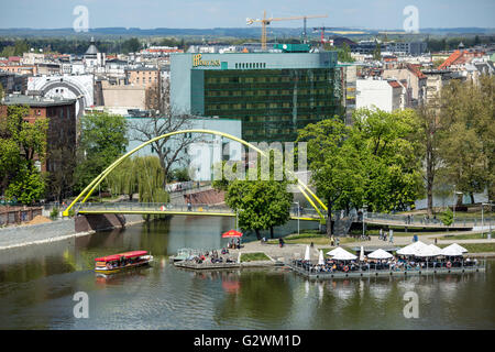 Wroclaw, Polen, mit Blick auf die Insel Slodowa Stockfoto