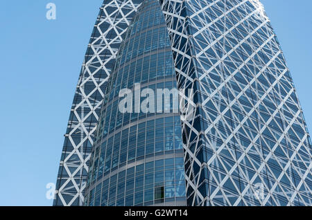 Fassade Detail, Mode Gakuen Cocoon Tower, Shinjuku, Tokio, Japan Stockfoto