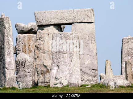 Der Steinkreis von Stonehenge in Wiltshire, England Stockfoto