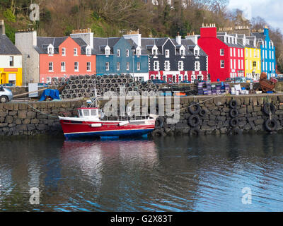 Tobermory Hafens auf der Isle of mull Stockfoto