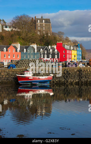 Tobermory Hafens auf der Isle of mull Stockfoto