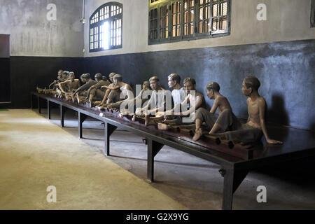 Maison Centrale in Hanoi, beherbergte auch bekannt als Gefängnis Hoa Lo und "Hanoi Hilton" vietnamesische revolutionäre amerikanische Kriegsgefangene Stockfoto