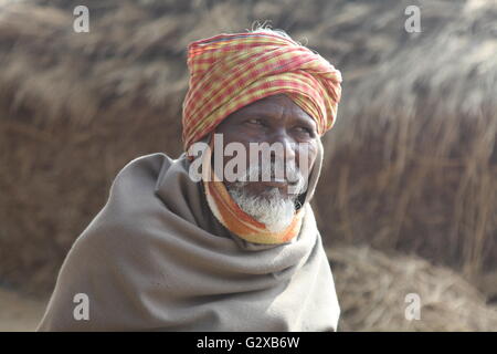 Dorfbewohner in West Bengal Staat von Indien Stockfoto