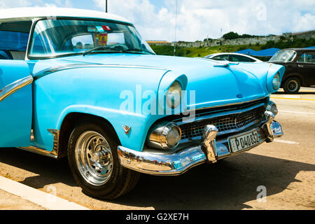 [Nur zur redaktionellen Verwendung] Ford Fairlane Crown Victoria aus den 50er Jahren in Havanna, Kuba Stockfoto