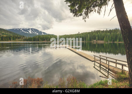 Verlorenen See in Whistler, BC Stockfoto