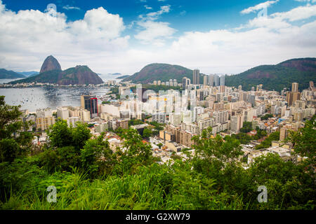 Rio De Janeiro, Brasilien in der Abendsonne Licht Stockfoto