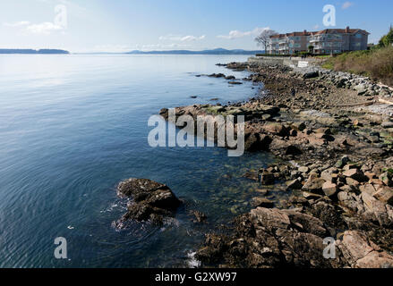 Sidney, British Columbia am Wasser Stockfoto