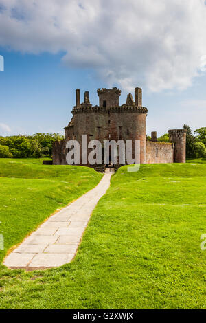 Caerlaverock Castle, in der Nähe von Dumfries, Dumfries & Galloway, Schottland Stockfoto