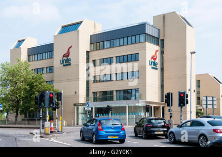 Jack Jones Haus in Liverpool, NW England Sitz der Unite der Union. Stockfoto