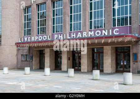 Die Philharmonie, Heimat der Liverpool Philharmonic. Stockfoto