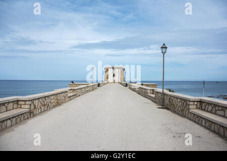 Urlaub. Sizilien, Trapani. Strände, wilde Natur Stockfoto