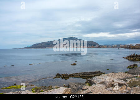 Urlaub. Sizilien, Trapani. Strände, wilde Natur Stockfoto