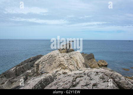 Urlaub. Sizilien, Trapani. Strände, wilde Natur Stockfoto