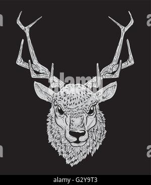 Hirschkopf Stock Vektor