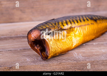 Bild von frisch geräucherte Makrele Stockfoto