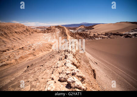 Amphitheater ist schön geologische Formation des Tal des Mondes in der Atacamawüste, Chile Stockfoto