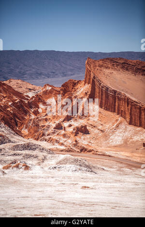 Amphitheater ist schön geologische Formation des Tal des Mondes in der Atacamawüste, Chile Stockfoto