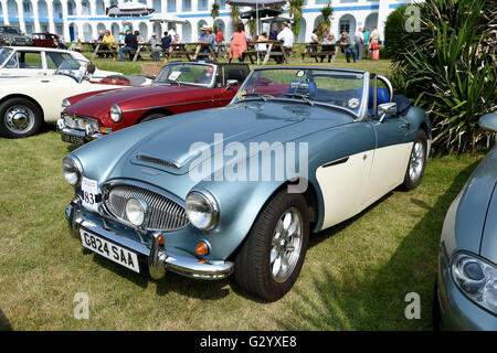 Pilgrim 3000 Austin Healey. Die Hardy Land Oldtimer Tour Stockfoto