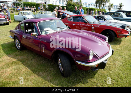 Triumph GT6 MK3. Die Hardy Land Oldtimer Tour Stockfoto