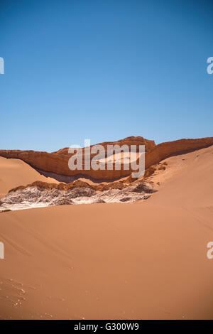 Amphitheater ist schön geologische Formation des Tal des Mondes in der Atacamawüste, Chile Stockfoto