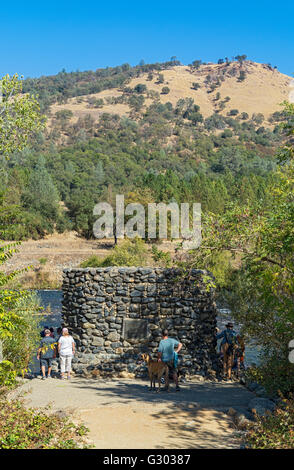 Kalifornien, Coloma, Marshall Gold Discovery State Historic Park, Sutters Mühle Website am South Fork American River Stockfoto