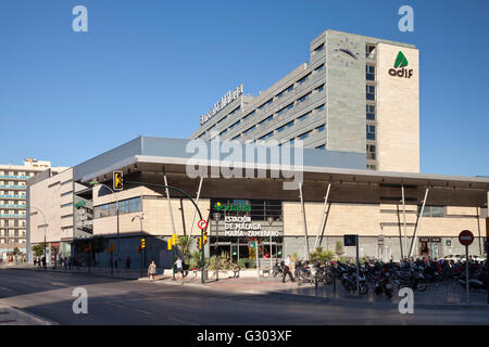 Bahnhof Estación Maria Zambrano, Málaga, Andalusien, Spanien, Europa, PublicGround Stockfoto