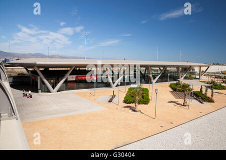 Flughafen-Station Aeropuerto Málaga, Andalusien, Spanien, Europa Stockfoto