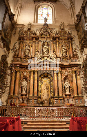 Kapelle Capilla De La Antigua in der Kathedrale von Santa Maria De La Sede, ein UNESCO-Weltkulturerbe, Sevilla Stockfoto