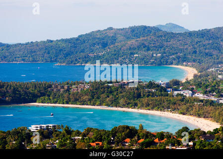 Süd-Ost-Asien, Thailand, Phuket, Kata Strand Aussichtspunkt Stockfoto