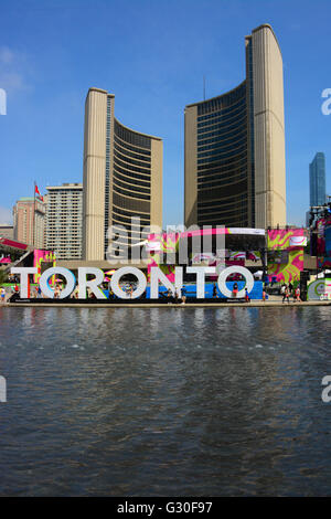 Rathaus von Toronto, Ontario, Kanada Stockfoto