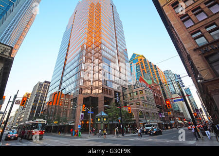 Yonge und Königin, Toronto, Kanada Stockfoto