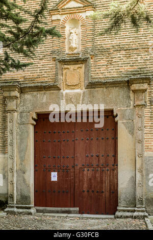 MM Augustiner Kloster. Geburtsort Isabella der katholischen, fünfzehnten Jahrhundert Madrigal de Las Altas Torres, Avila, Castilla y Leon, Stockfoto