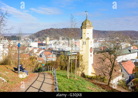 Michaelskirche, Deutschland, Baden-Württemberg, Schwäbische Alb, Schwäbische Alb, Heidenheim ein der Brenz Kirche Stockfoto