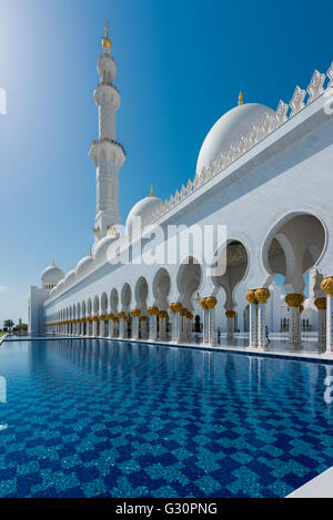 Transzendenz, Sheikh Zayed Grand Mosque, Abu Dhabi Stockfoto