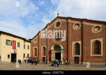 Kirche Santa Maria Delle Grazie, Italien, Lombardei, Lombardei, Mailand, Mailand Stockfoto