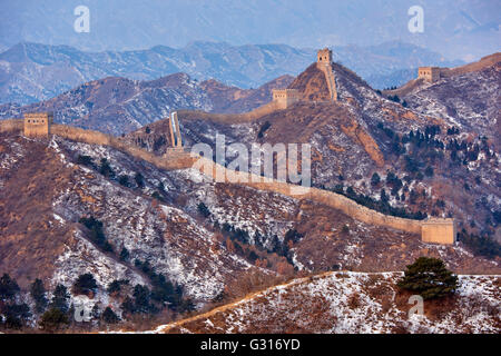 China, Provinz Hebei, Great Wall Of China, Jinshanling und Simatai-Abschnitt, UNESCO-Welterbe Stockfoto