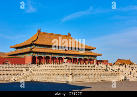China, Peking, Verbotene Stadt, Supreme Harmony Hall Stockfoto