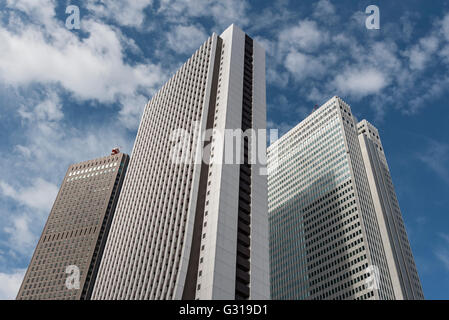 Shinjuku Center, Sompo und Nomura Gebäude, Nishi-Shinjuku, Tokyo, Japan Stockfoto