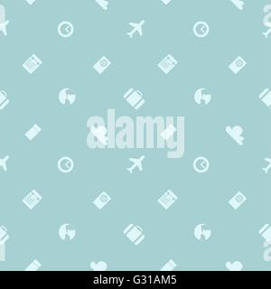 Vektor. Nahtlose Muster. Thema: Business, Reisen. Einsetzbar für Karten, Web-Hintergrund, Geschenkpapier, Tragetaschen, Abdeckungen Stock Vektor