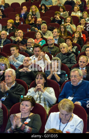 Posen, Polen, Sitzung des Ausschusses für die Verteidigung der Demokratie Stockfoto