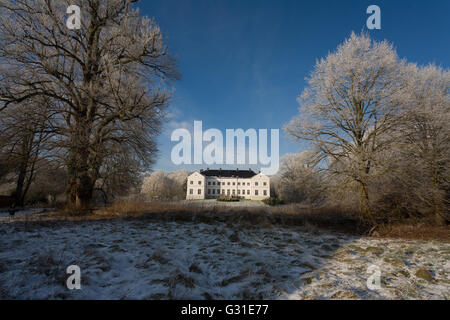 Eckernfoerde, Deutschland, gut Windeby im winter Stockfoto