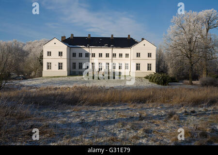 Eckernfoerde, Deutschland, gut Windeby im winter Stockfoto