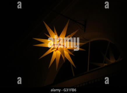 Berlin, Deutschland, brillante mährischen Sterne in der Nacht Stockfoto