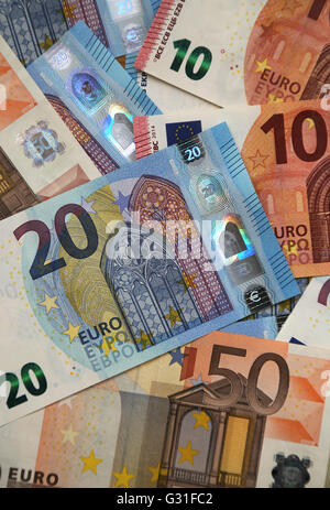 Berlin, Deutschland, Euro-Scheine Stockfoto