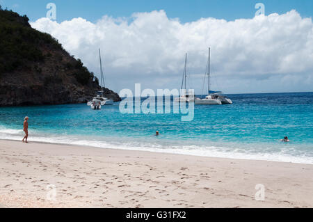 Corossol Strand in St. Bart French West Indies Karibik Stockfoto