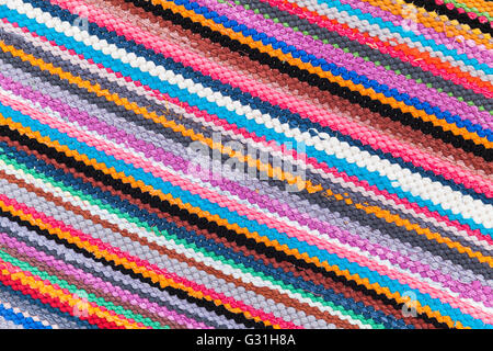 Bunte abstrakte Patchwork-Teppich-Muster, Foto Hintergrundtextur Stockfoto