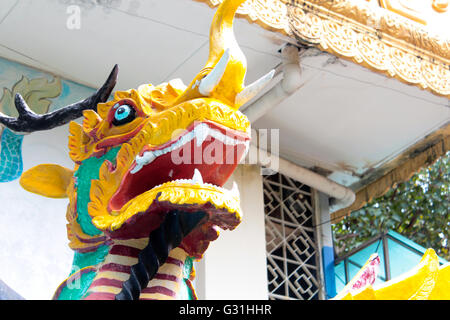 Detail aus Dhamikarama birmanischen Tempel in Penang, Malaysia Stockfoto