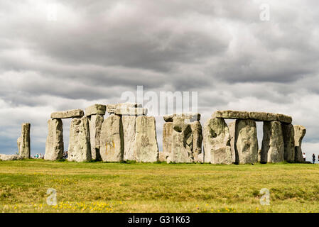 alten prähistorischen Stonehenge Stockfoto
