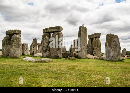 alten prähistorischen Stonehenge Stockfoto